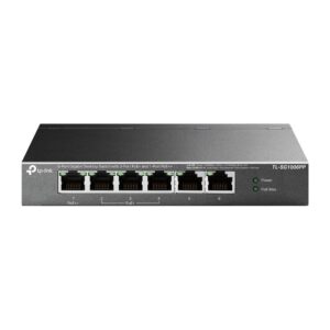 Switch cu 6 porturi Gigabit TP-link TL-SG1006PP, 12 Gbps, 8.928 Mpps, 250 m, fara management, plug&play, PoE+ Switch cu 6 porturi Gigabit TP-link TL-SG1006PP, 12 Gbps, 8.928 Mpps, 250 m, fara management, plug&play, PoE+