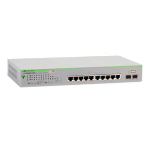 Switch cu 10 porturi Allied Telesis AT-GS950/10PS-50, 20 Gbps, 14.88 Mpps, 8.000 MAC, 2 porturi SFP, cu management Switch cu 10 porturi Allied Telesis AT-GS950/10PS-50, 20 Gbps, 14.88 Mpps, 8.000 MAC, 2 porturi SFP, cu management