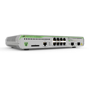 Switch cu 8 porturi Allied Telesis AT-GS970M/10-50, 20 Gbps, 14.9 Mpps, 16.000 MAC, 2 porturi SFP, 1U, PoE, cu management Switch cu 8 porturi Allied Telesis AT-GS970M/10-50, 20 Gbps, 14.9 Mpps, 16.000 MAC, 2 porturi SFP, 1U, PoE, cu management