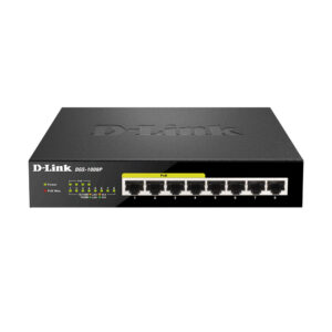 Switch cu 8 porturi D-Link DGS-1008P, 4 porturi PoE, 16 Gbps, 11.9 Mpps, 8.000 MAC, PoE, fara management Switch cu 8 porturi D-Link DGS-1008P, 4 porturi PoE, 16 Gbps, 11.9 Mpps, 8.000 MAC, PoE, fara management