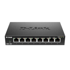 Switch cu 8 porturi D-Link DGS-108, 16 Gbps, 11.9 Mpps, 8.000 MAC, fara management Switch cu 8 porturi D-Link DGS-108, 16 Gbps, 11.9 Mpps, 8.000 MAC, fara management