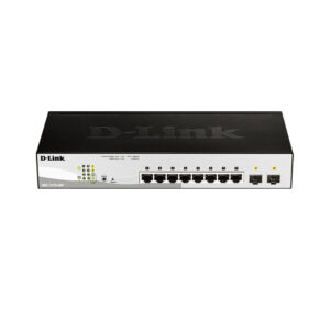 Switch cu 8 porturi D-Link DGS-1210-08P, 2 porturi SFP, 20 Gbps, 14.9 Mpps, 16.000 MAC, PoE, cu management Switch cu 8 porturi D-Link DGS-1210-08P, 2 porturi SFP, 20 Gbps, 14.9 Mpps, 16.000 MAC, PoE, cu management
