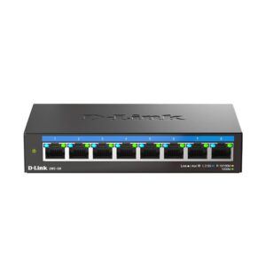 Switch cu 8 porturi Gigabit D-link DMS-108, 40 Gbps, 29.76 Mpps, fara management Switch cu 8 porturi Gigabit D-link DMS-108, 40 Gbps, 29.76 Mpps, fara management