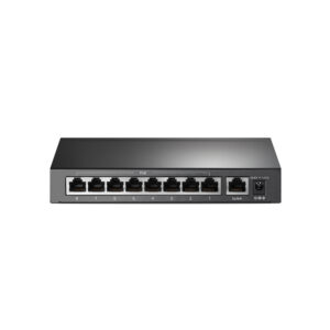 Switch cu 9 porturi TP-Link Omada TL-SF1009P, 10/100 Mbps, 1.6 Gbps, PoE+, fara management Switch cu 9 porturi TP-Link Omada TL-SF1009P, 10/100 Mbps, 1.6 Gbps, PoE+, fara management