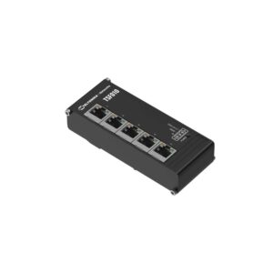 Switch industrial cu 5 porturi Teltonika TSF010, 10 Gbps, 2000 MAC, montaj pe sina DIN, fara management Switch industrial cu 5 porturi Teltonika TSF010, 10 Gbps, 2000 MAC, montaj pe sina DIN, fara management