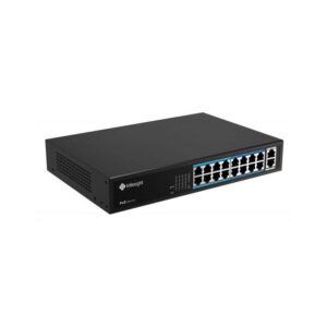 Switch cu 16 porturi PoE Milesight MS-S0216-GL, 14.8 Gbps, MAC 16.000, plug and play, SFP Switch cu 16 porturi PoE Milesight MS-S0216-GL, 14.8 Gbps, MAC 16.000, plug and play, SFP