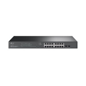 Switch rackabil cu 18 porturi TP-Link JetStream TL-SG2218P, 36 Gbps, 26.78 Mpps, Omada, PoE, cu management Switch rackabil cu 18 porturi TP-Link JetStream TL-SG2218P, 36 Gbps, 26.78 Mpps, Omada, PoE, cu management