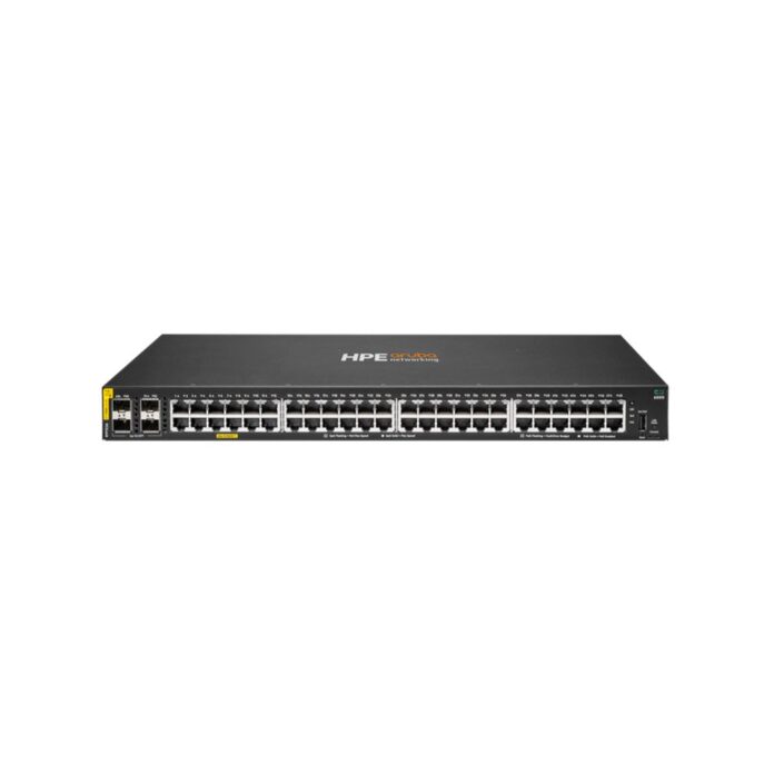 Switch rackabil PoE cu 48 porturi HPE Aruba Networking CX 6000 R9Y03A, 4 porturi SFP, 176 Gbps, 98.6 Mpps, L2, buget 740 W, 1U, cu management Switch rackabil PoE cu 48 porturi HPE Aruba Networking CX 6000 R9Y03A, 4 porturi SFP, 176 Gbps, 98.6 Mpps, L2, buget 740 W, 1U, cu management