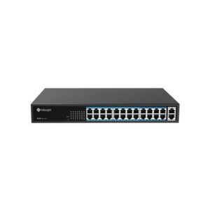 Switch cu 24 porturi PoE Milesight MS-S0224-GL, 14.8Gbps, 16.000 MAC, SFP, plug and play Switch cu 24 porturi PoE Milesight MS-S0224-GL, 14.8Gbps, 16.000 MAC, SFP, plug and play