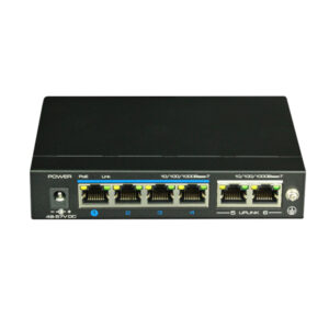 Switch ethernet gigabit POE+ Utepo UTP3-GSW04-TP60, 4+2 porturi, 12Gbps, 60W Switch ethernet gigabit POE+ Utepo UTP3-GSW04-TP60, 4+2 porturi, 12Gbps, 60W