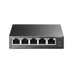 Switch cu 5 porturi TP-Link TL-SF1005LP V2, 4 porturi PoE, 2K MAC, 1 Gbps, fara management Switch cu 5 porturi TP-Link TL-SF1005LP V2, 4 porturi PoE, 2K MAC, 1 Gbps, fara management