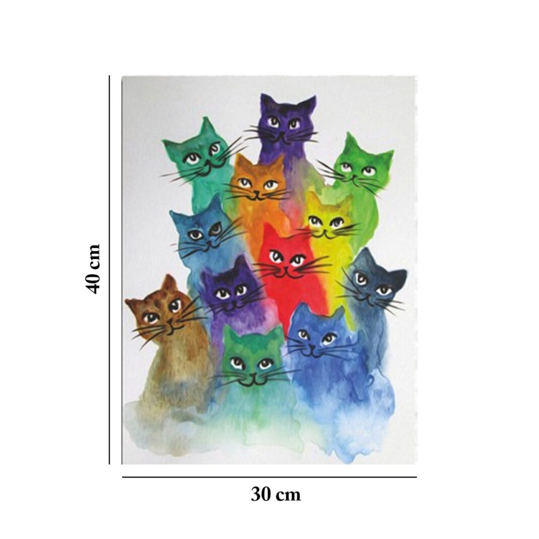 Tablou DC166 Multicolor 30x40x3 cm Tablou DC166 Multicolor 30x40x3 cm