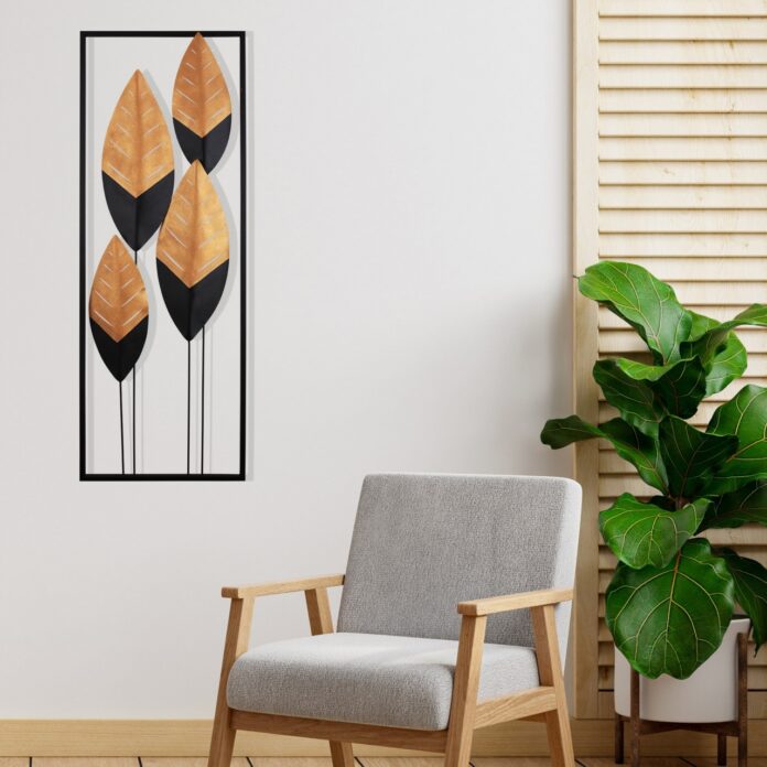 Tablou metalic Asil Multicolor 32x5x90 cm