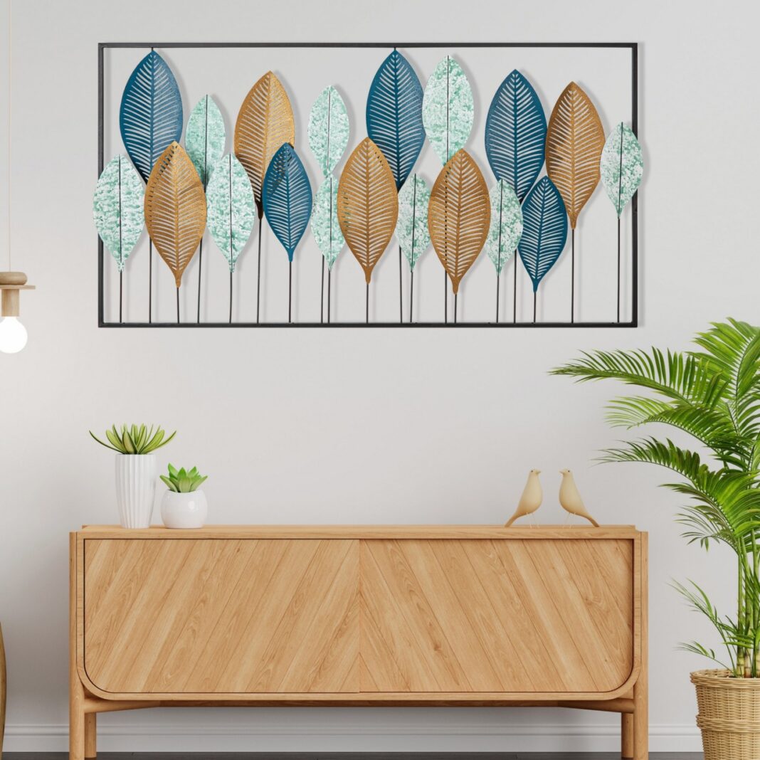 Tablou metalic Bilge Multicolor 115x3x60 cm