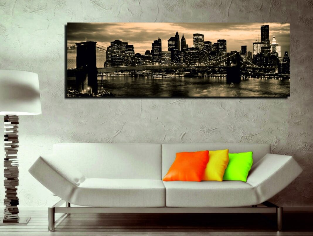 Tablou PC011 Multicolor 30x80x3 cm