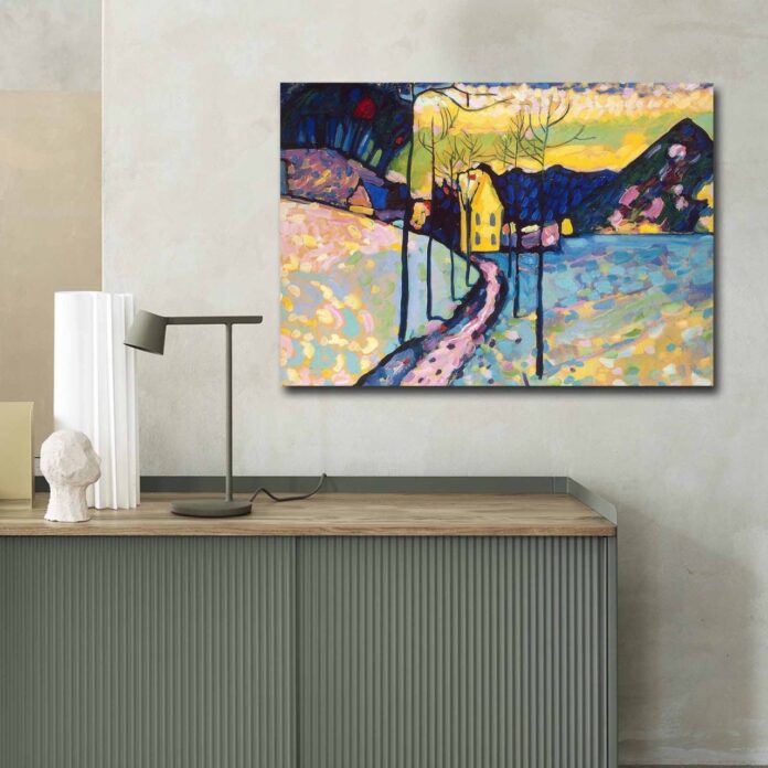 Tablou Rainbow Cascade Multicolor 70x100x3 cm Tablou Rainbow Cascade Multicolor 70x100x3 cm