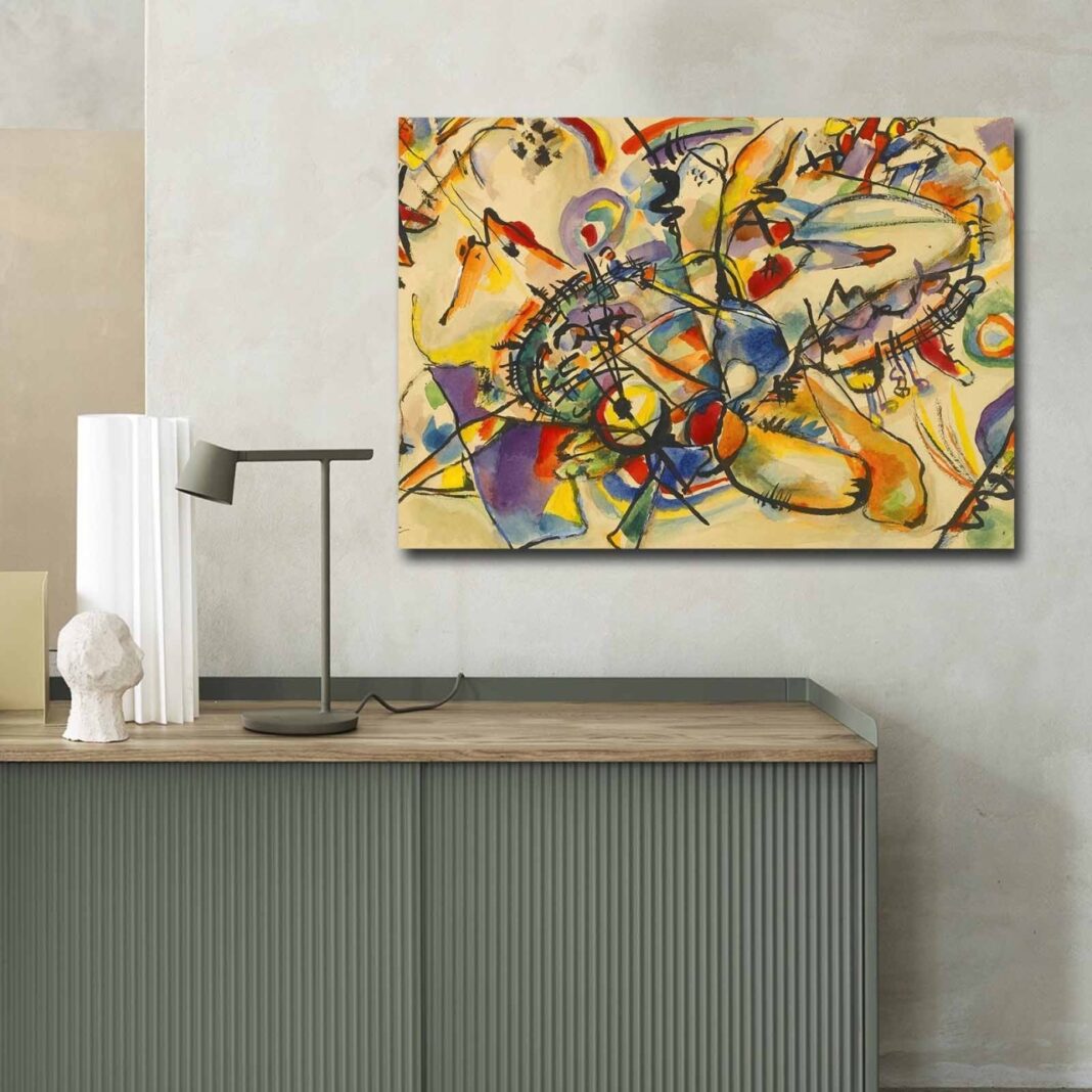 Tablou Viola Flow Multicolor 70x100x3 cm Tablou Viola Flow Multicolor 70x100x3 cm