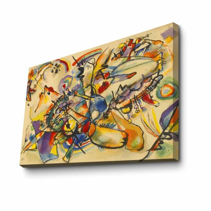 Tablou Viola Flow Multicolor 70x100x3 cm Tablou Viola Flow Multicolor 70x100x3 cm
