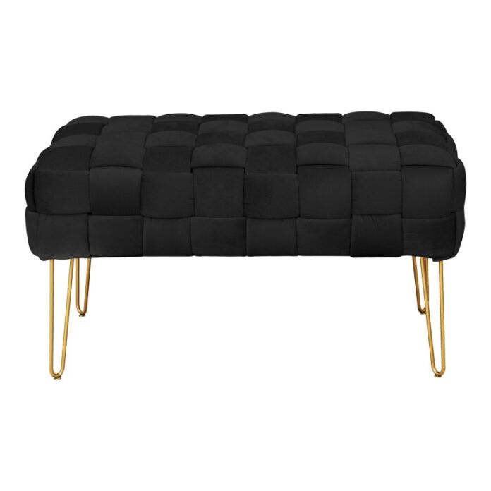 Taburet Wenzo, negru, 82x43x46 cm Taburet Wenzo, negru, 82x43x46 cm