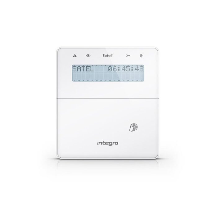 Tastatura centrala antiefractie Satel Integra INT-KLFR-W, LCD, 2 zone, EM 125 Khz, alba Tastatura centrala antiefractie Satel Integra INT-KLFR-W, LCD, 2 zone, EM 125 Khz, alba