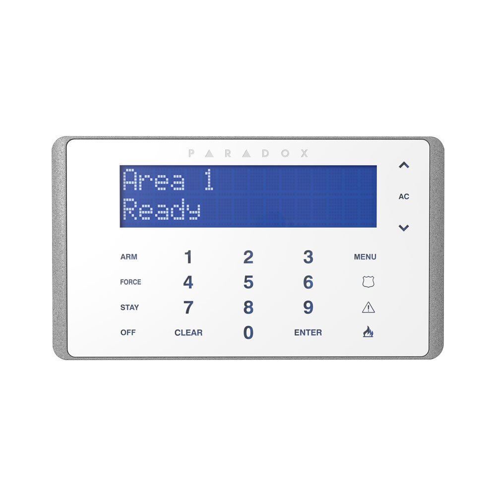 Tastatura LCD cu touch screen Paradox K656, taste capacitive, 3 alarme panica Tastatura LCD cu touch screen Paradox K656, taste capacitive, 3 alarme panica