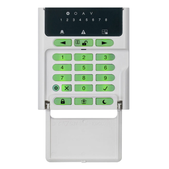 Tastatura LED Teletek Eclipse LED8, 1 partitie, 8 zone, 1 intrare Tastatura LED Teletek Eclipse LED8, 1 partitie, 8 zone, 1 intrare