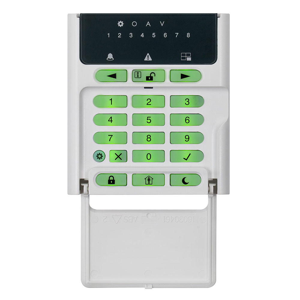 Tastatura LED Teletek Eclipse LED8, 1 partitie, 8 zone, 1 intrare Tastatura LED Teletek Eclipse LED8, 1 partitie, 8 zone, 1 intrare