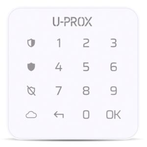 Tastatura mini touch wireless U-PROX KEYPAD G1, 1 partitie, 4800m, butoane iluminate, autonomie 2 ani Tastatura mini touch wireless U-PROX KEYPAD G1, 1 partitie, 4800m, butoane iluminate, autonomie 2 ani
