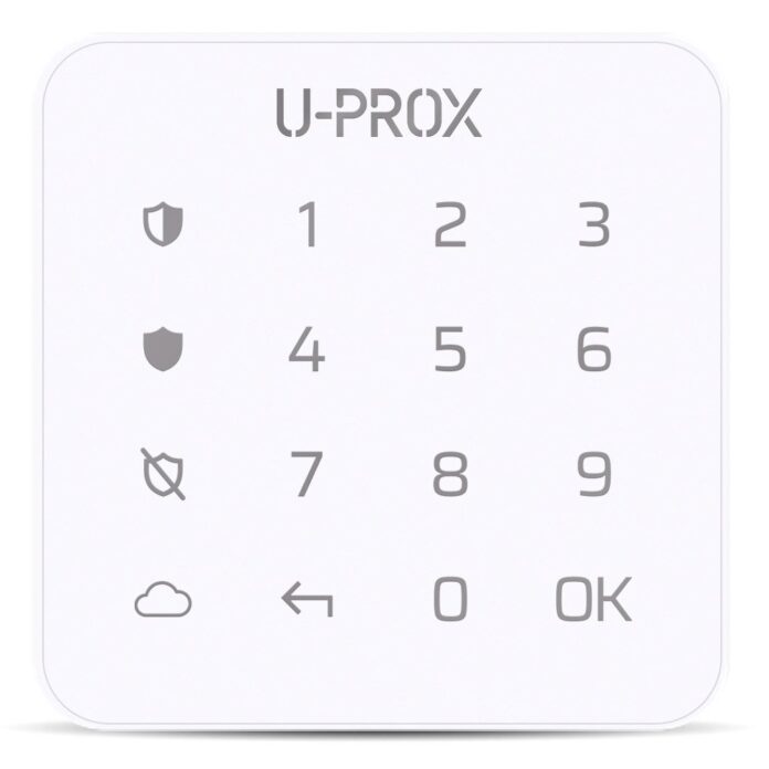 Tastatura mini touch wireless U-PROX KEYPAD G1, 1 partitie, 4800m, butoane iluminate, autonomie 2 ani Tastatura mini touch wireless U-PROX KEYPAD G1, 1 partitie, 4800m, butoane iluminate, autonomie 2 ani