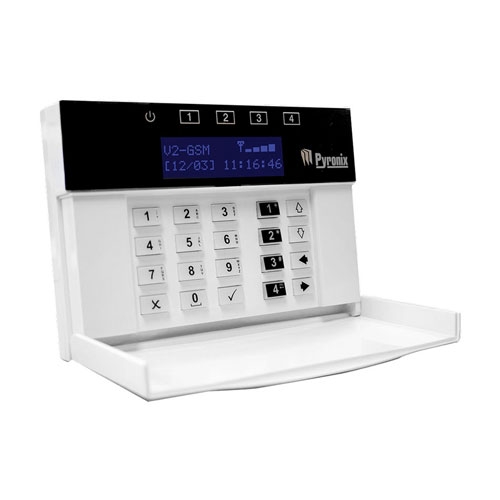 Tastatura Pyronix FPV2GSMGB, LCD, microfon/difuzor, 256 evenimente Tastatura Pyronix FPV2GSMGB, LCD, microfon/difuzor, 256 evenimente