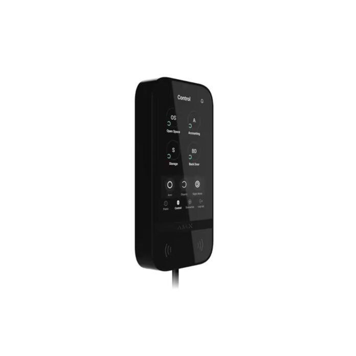 Tastatura tactila Ajax Keypad Fibra, display 5 inch, conexiune 4 fire, control si configurare de la distanta, acces cartela/tag/PIN, grad 3, negru Tastatura tactila Ajax Keypad Fibra, display 5 inch, conexiune 4 fire, control si configurare de la distanta, acces cartela/tag/PIN, grad 3, negru