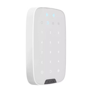 Tastatura touch LED wireless cu cititor de proximitate Ajax KeyPad Plus WH, 868 MHz, RF 1700 m, alb Tastatura touch LED wireless cu cititor de proximitate Ajax KeyPad Plus WH, 868 MHz, RF 1700 m, alb