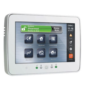 Tastatura touch screen cu cititor de proximitate DSC PowerSeries PRO-HS2TCH, 248 zone, 800x480p, 4 taste programabile Tastatura touch screen cu cititor de proximitate DSC PowerSeries PRO-HS2TCH, 248 zone, 800x480p, 4 taste programabile