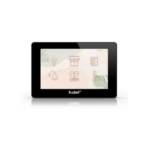 Tastatura touch screen Satel Integra INT-TSH2-B, 7 inch, MACRO, difuzor, slot card, neagra Tastatura touch screen Satel Integra INT-TSH2-B, 7 inch, MACRO, difuzor, slot card, neagra