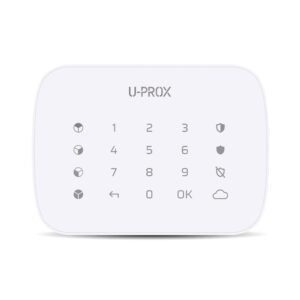 Tastatura touch wireless U-PROX KEYPAD G4, 4 partitii, 4800m, butoane iluminate, autonomie 2 ani Tastatura touch wireless U-PROX KEYPAD G4, 4 partitii, 4800m, butoane iluminate, autonomie 2 ani