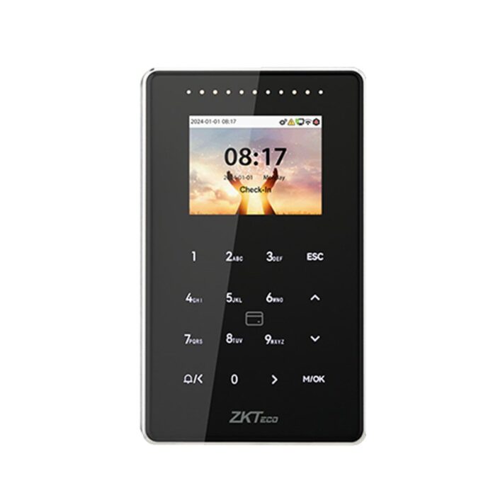 Terminal de control acces si pontaj WiFi TCP/IP Zkteco ACO-SC800-12-W-B-ZK, 13.56 MHz, Wiegand, tastatura, ecran LCD 2.4 inch, 50000 utilizatori, 200000 evenimente Terminal de control acces si pontaj WiFi TCP/IP Zkteco ACO-SC800-12-W-B-ZK, 13.56 MHz, Wiegand, tastatura, ecran LCD 2.4 inch, 50000 utilizatori, 200000 evenimente