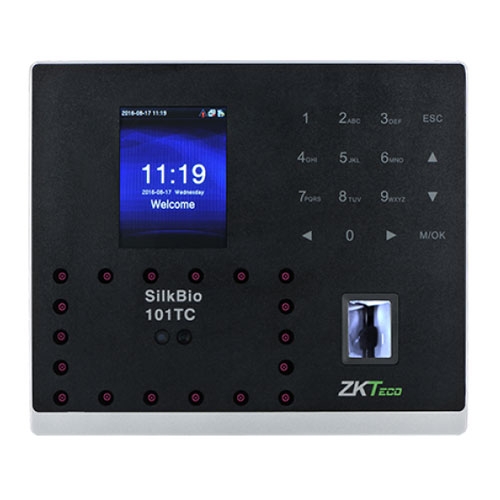 Terminal de control acces si pontaj Zkteco SILKBIO-101-TC, 800 fete, 1500 amprente, 2.8 inch Terminal de control acces si pontaj Zkteco SILKBIO-101-TC, 800 fete, 1500 amprente, 2.8 inch