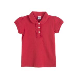 Tricou polo fete rosu Newness Tricou polo fete rosu Newness