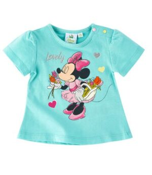 Tricou turcoaz cu maneca scurta Minnie Mouse Tricou turcoaz cu maneca scurta Minnie Mouse