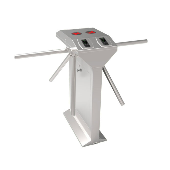 Turnichet tripod dual semi-automat ZKTeco TS-TS1222, RFID, bidirectional, amprenta, 30 persoane/minut Turnichet tripod dual semi-automat ZKTeco TS-TS1222, RFID, bidirectional, amprenta, 30 persoane/minut
