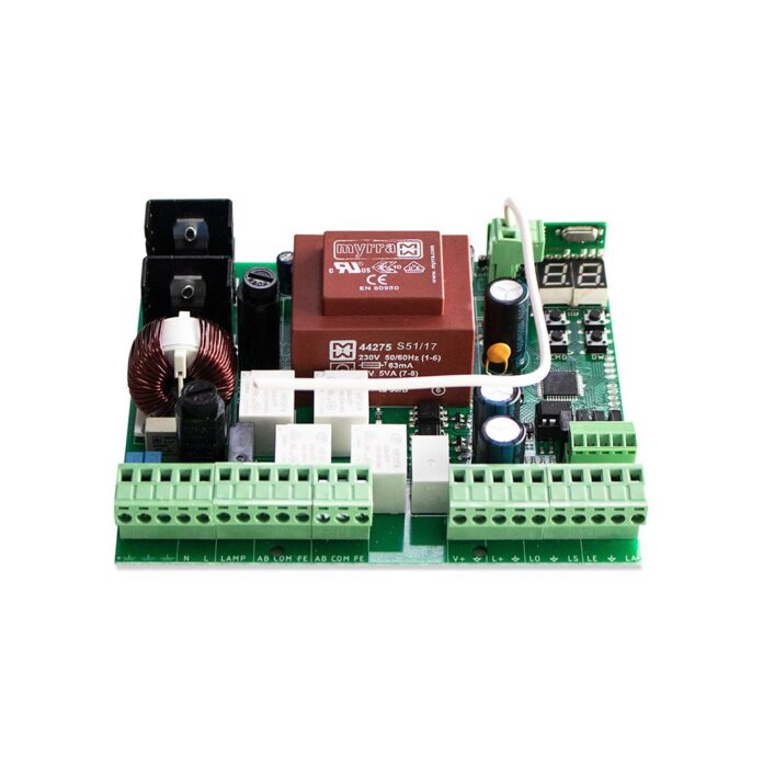 Unitate de comanda pentru automatizari Motorline MC52-MCONNECT, 433.92 MHz, 230 V, cod rulant, porti batante, compatibila MCONNECT LINK Unitate de comanda pentru automatizari Motorline MC52-MCONNECT, 433.92 MHz, 230 V, cod rulant, porti batante, compatibila MCONNECT LINK