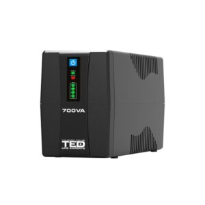 UPS cu 2 prize TED 003966, 700VA, 400 W, LED UPS cu 2 prize TED 003966, 700VA, 400 W, LED
