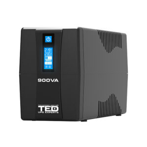 UPS cu 2 prize TED 003942, 900VA, 500 W, LCD UPS cu 2 prize TED 003942, 900VA, 500 W, LCD