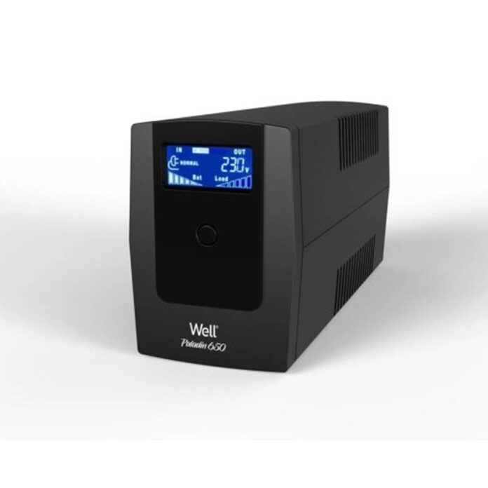 UPS line interactiv cu 2 prize Well Paladin UPS-LINT-PALADIN650-WL, 650VA, 390W UPS line interactiv cu 2 prize Well Paladin UPS-LINT-PALADIN650-WL, 650VA, 390W