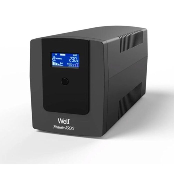 UPS line interactiv cu 3 prize Well Paladin UPS-LINT-PALADIN1500-WL, 1500VA, 900W UPS line interactiv cu 3 prize Well Paladin UPS-LINT-PALADIN1500-WL, 1500VA, 900W