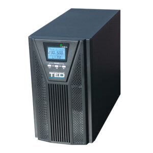 UPS Online cu 3 prize si dubla conversie TED003980, 2000VA, 1800W, LCD UPS Online cu 3 prize si dubla conversie TED003980, 2000VA, 1800W, LCD