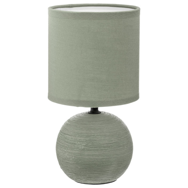 Veioza PWL-1210 E14 60W ceramica kaki D13x25cm Veioza PWL-1210 E14 60W ceramica kaki D13x25cm