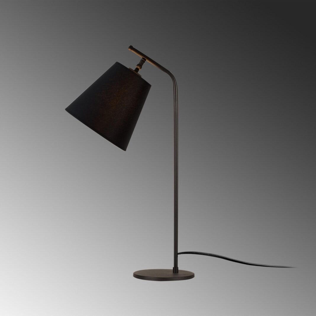 Veioză Salihini Negru 16x28x67 cm Veioză Salihini Negru 16x28x67 cm