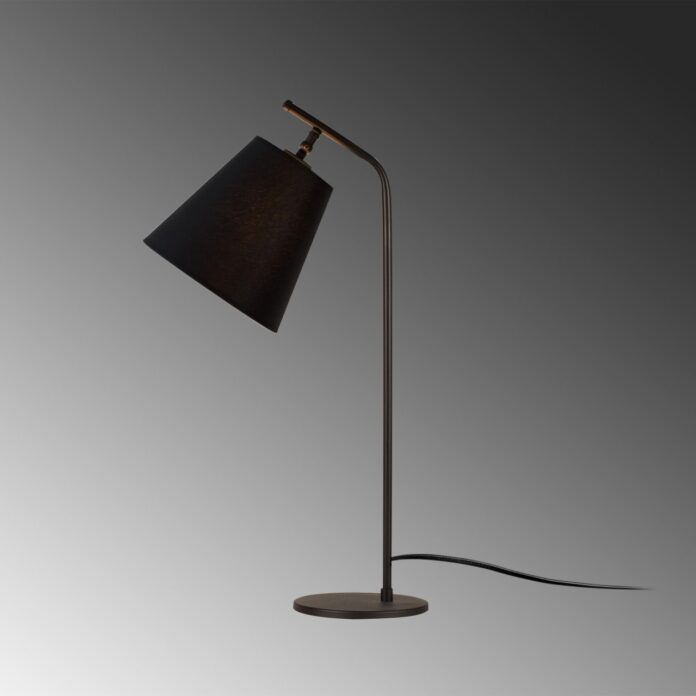 Veioză Salihini Negru 16x28x67 cm Veioză Salihini Negru 16x28x67 cm