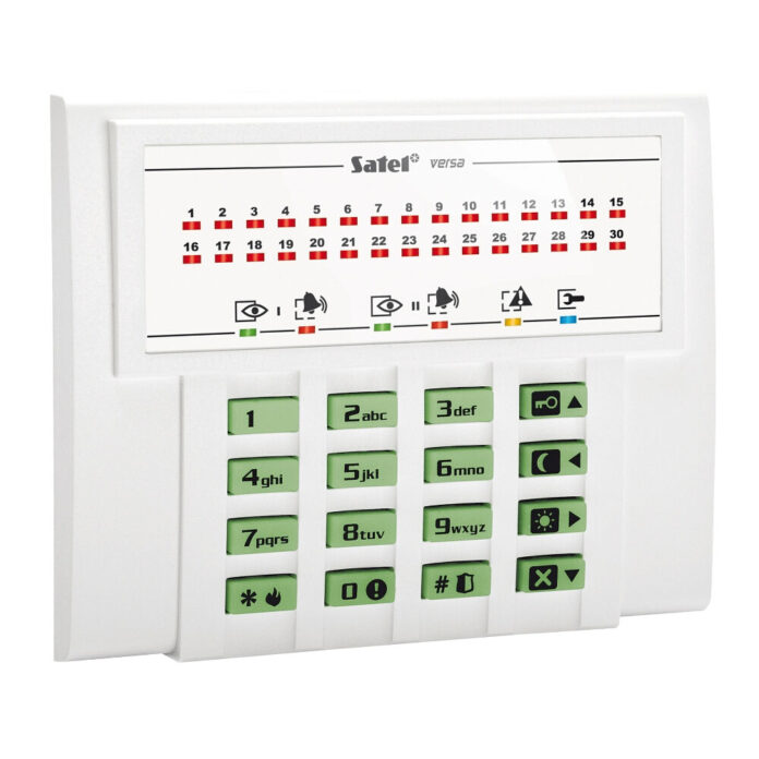 Tastatura LED Satel VERSA-LED, 3 butoane functionale, taste dedicate, buzzer Tastatura LED Satel VERSA-LED, 3 butoane functionale, taste dedicate, buzzer